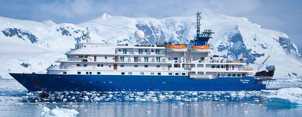 M/V Sea Spirit — Poseidon Expeditions flagship in Antarctic waters